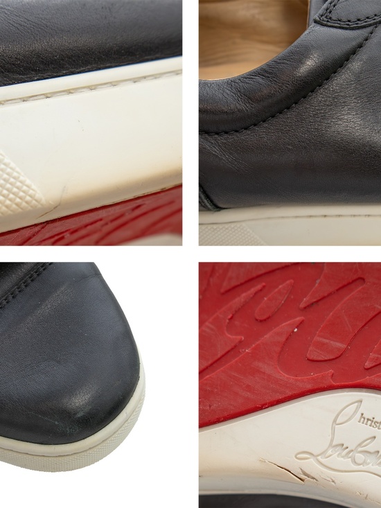 Christian Louboutin Rantulow Black Leather Low Top Sneakers Men’s EU 43 US 10 main image 13
